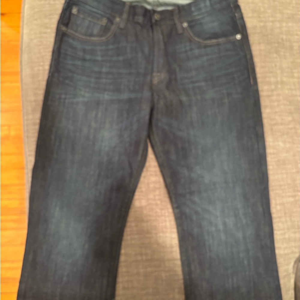 Express Dark Blue Kingston Classic for Boot Jeans - Picture 2 of 2